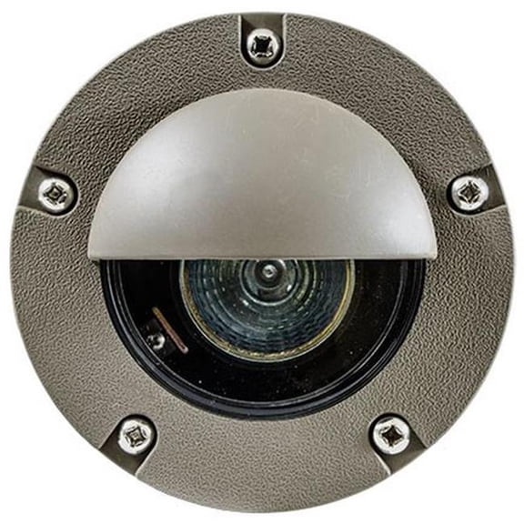 Dabmar Lighting LV344-L7-65K-BZ 12V 2-Pin LED 7W 65K Polybutylene Terephthalate In-Ground Well Light with Eyelid, Bronze