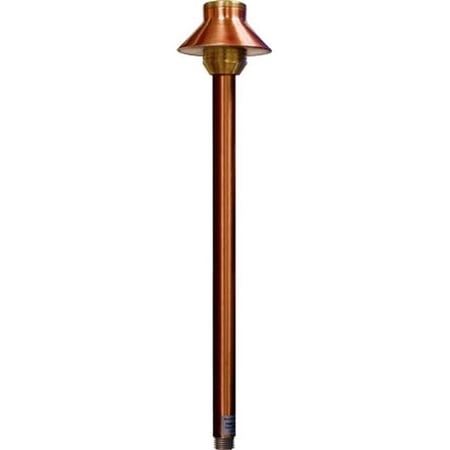 Dabmar Lighting LV40-L3-30K-CP 12V G4 LED 3W 30K Copper Small Top Path Light, Copper