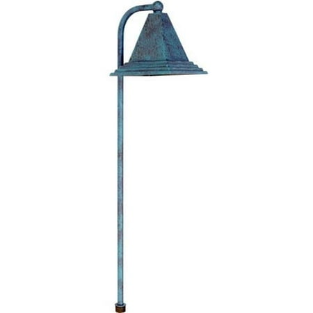 Dabmar Lighting LV46-L3-64K-AG 12V G4 LED 3W 64K Cast Brass Path Light, Acid Green
