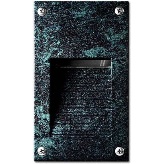 Dabmar Lighting LV670-LB1.5-VG 12V LB 1.5W Cast Aluminium Recessed Step Light, Verde Green