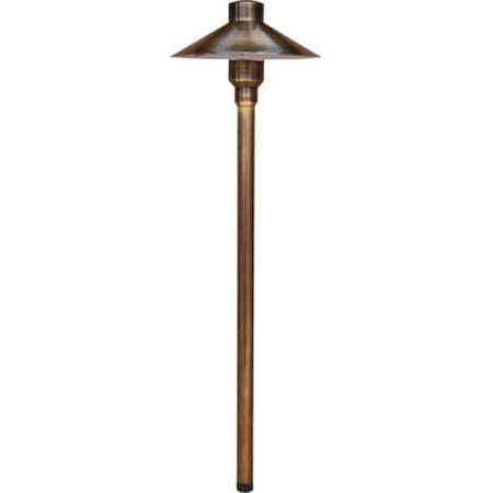 Dabmar Lighting LV75-WBS Brass Path- Walkway and Area Light- Weathered Brass