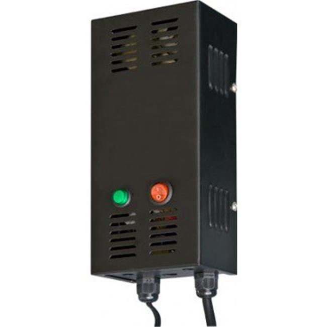 Dabmar Lighting LVT25 LED 25W Low Voltage Transformer with Power Cord for LV-LED55-M Applications, Black - 8.75 x 4.13 x 2.88 in.