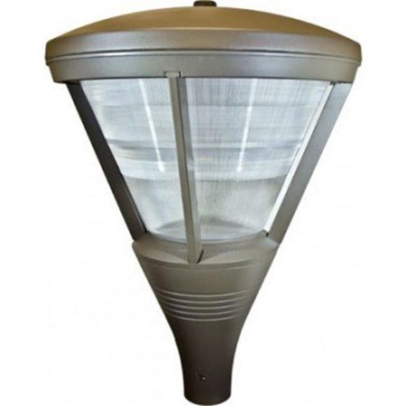 Dabmar Lighting  Powder Coated Cast Aluminum Architectural Post Top Light Fixture - Bronze - 34.50 x 25.25 x 25.25 in.