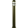 thumbnail image 1 of Dabmar Lighting D3270-BZ-MT 70W Powder Coated Cast Aluminum Bollard with High Pressure Sodium Lamp, Bronze - 43.19 x 6.63 x 6.63 in., 1 of 1