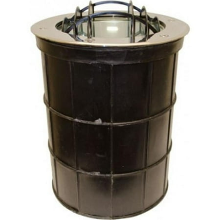 Dabmar Lighting Stainless Steel In-Ground Well Light with Grill