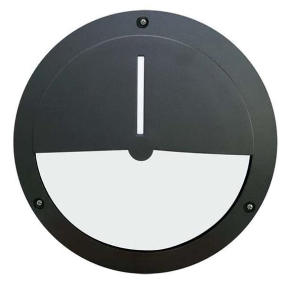 Dabmar Lighting W3853-B Surface Mounted Wall Fixture, Black