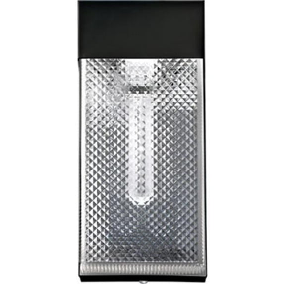 Dabmar Lighting W8100-B 9W & 120V PL9 Wall Fixture - Black