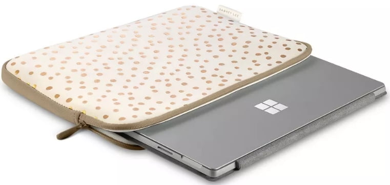 Dabney Lee 14" Laptop Sleeve - Champagne Dot