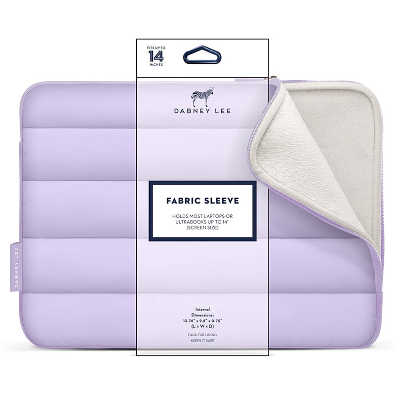 Dabney Lee 14" Laptop Sleeve-Lilac Purple