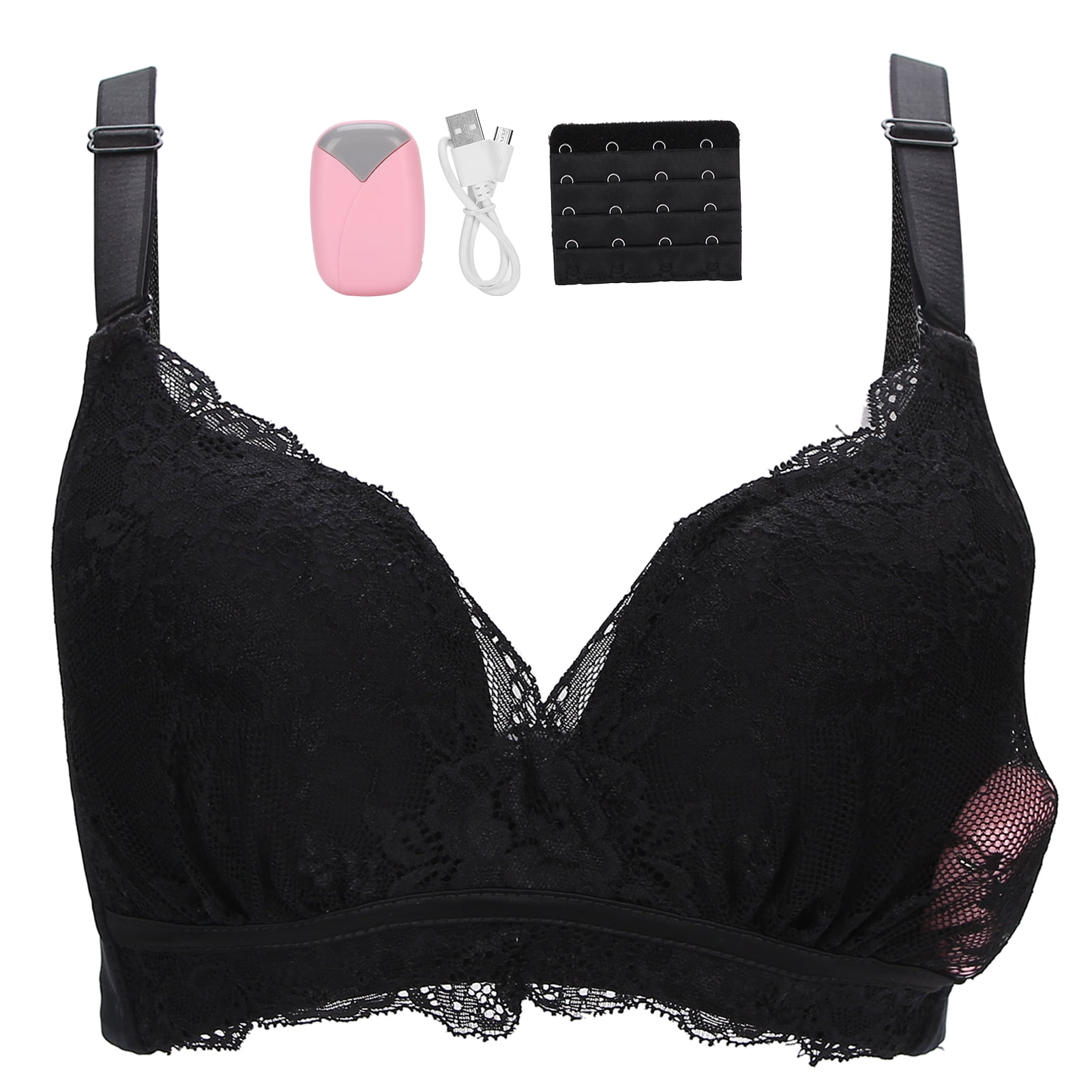 Daboolka Electric Breast Massager Digital Heating Chest Vibration