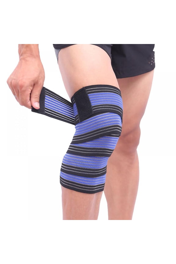 Elastic Knee Compression Bandage Wraps Straps Support for Legs, Thighs, Hamstrings Ankle & Elbow Joints Reduce Swelling, Lymphatic Relief