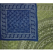Dabu Block Print Reversible Duvet Cover Cotton 92" x 88" Fits Full-Queen Multi Color