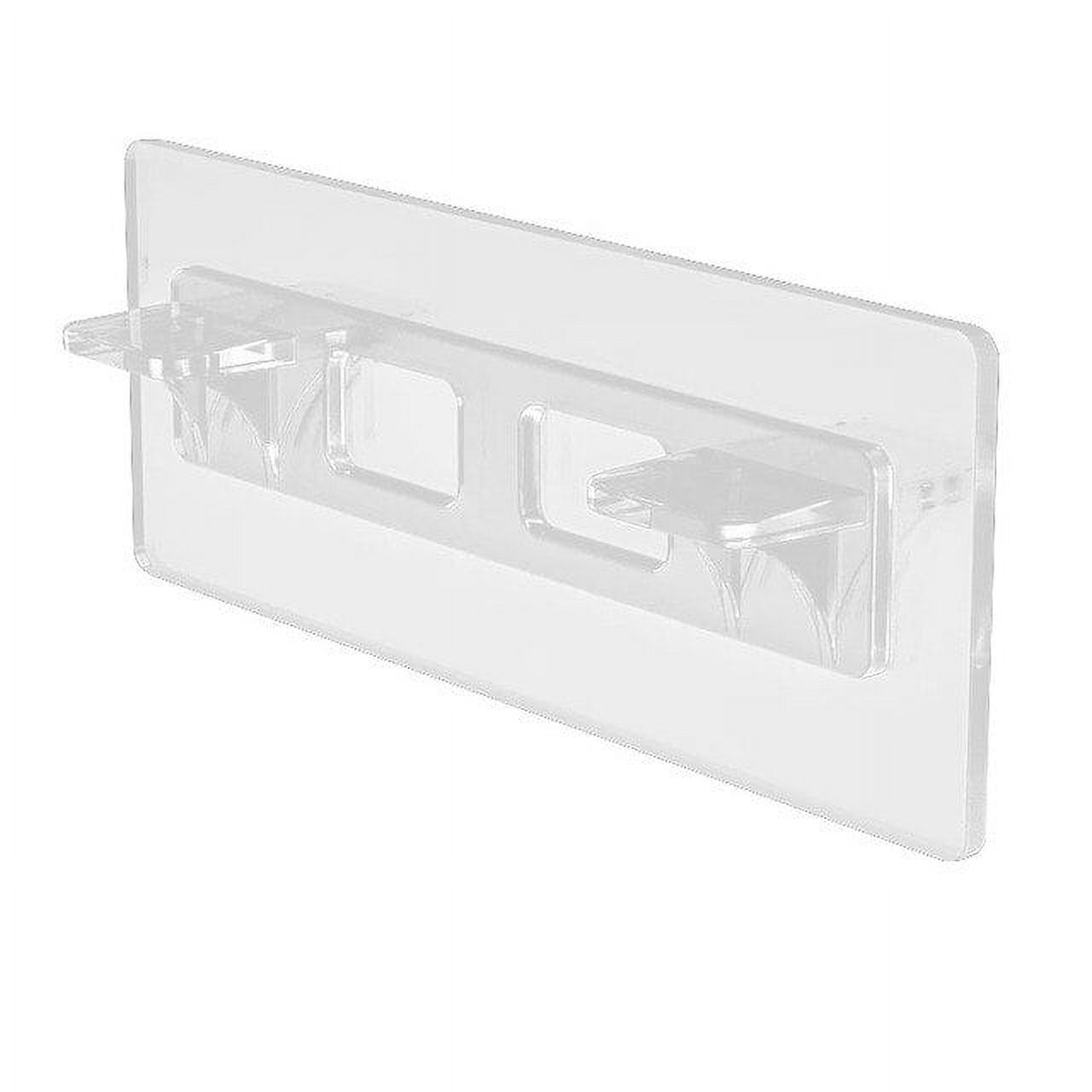 DabuLiu 1 Shelf Support Adhesive Pegs Closet Partition Bracket