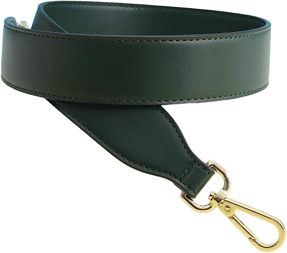 2 in. Wide Leather Crossbody Messenger Replacement Bag Strap - Choice of 4  Colors