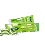 Dabur Aloe Vera Organic Toothpaste - 100g | Prevent Cavities Naturally with Herbal Extracts | Enriched with Organic Aloe Vera