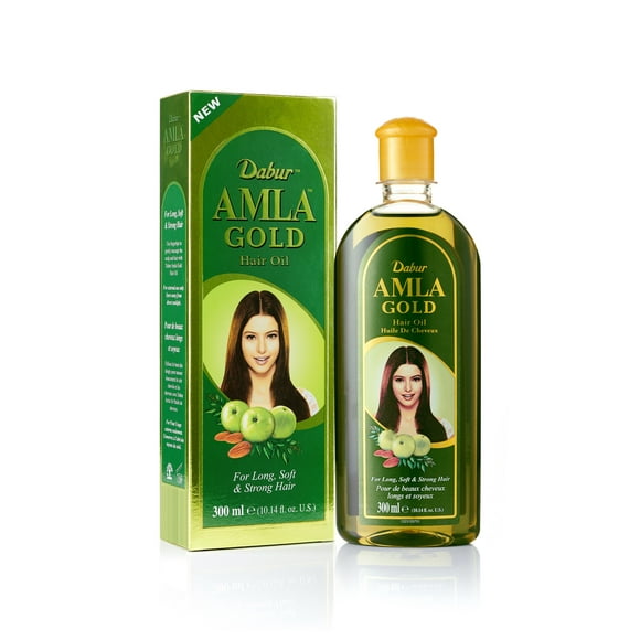 Dabur Amla Gold Hair oil For Long, Soft & Strong Hair 300ml (10.14 oz)