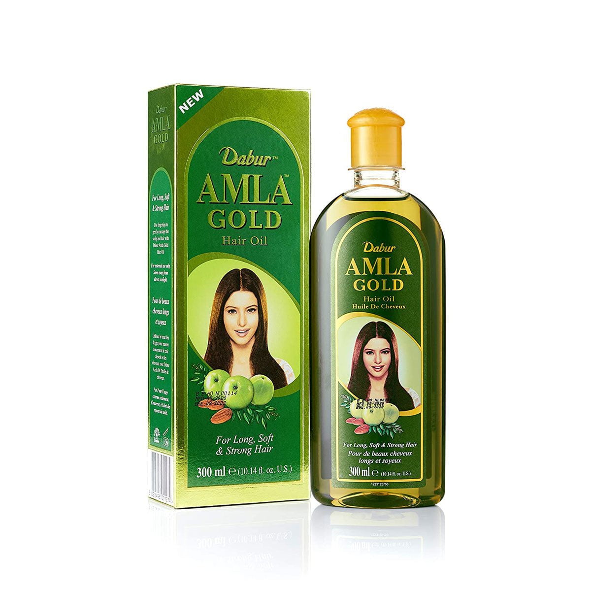 Dabur Amla Huile d'or des Cheveux 300 ml : : Beauté et Parfum