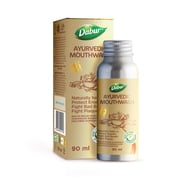 Dabur Ayurvedic Oil Mouth Wash 90ml - Enamel Protection, Bad Breath Fighter, Plaque Defence, Freshens Breath & Gum Health | Oral Care Product - Natural Herbal Formula