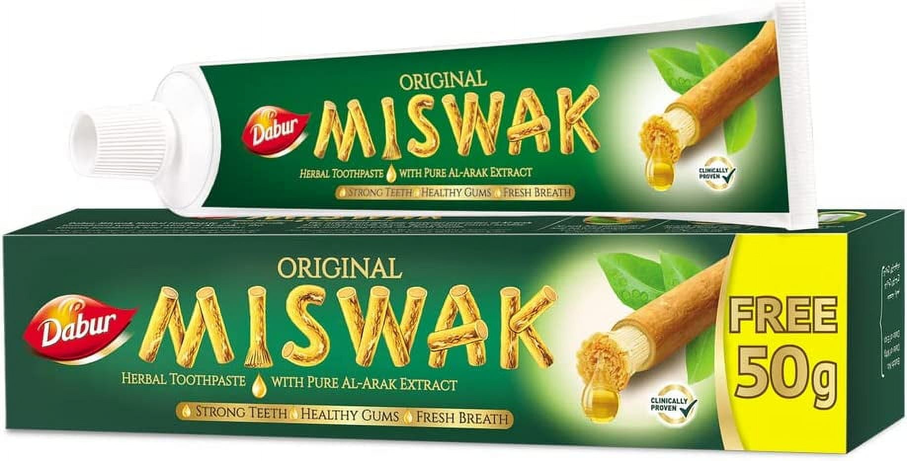 Dabur Miswak Herbal Toothpaste Weight 120g + 50g Free)