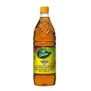 Dabur Mustard Oil Kachchi Ghani 1 L (Pack of 4)