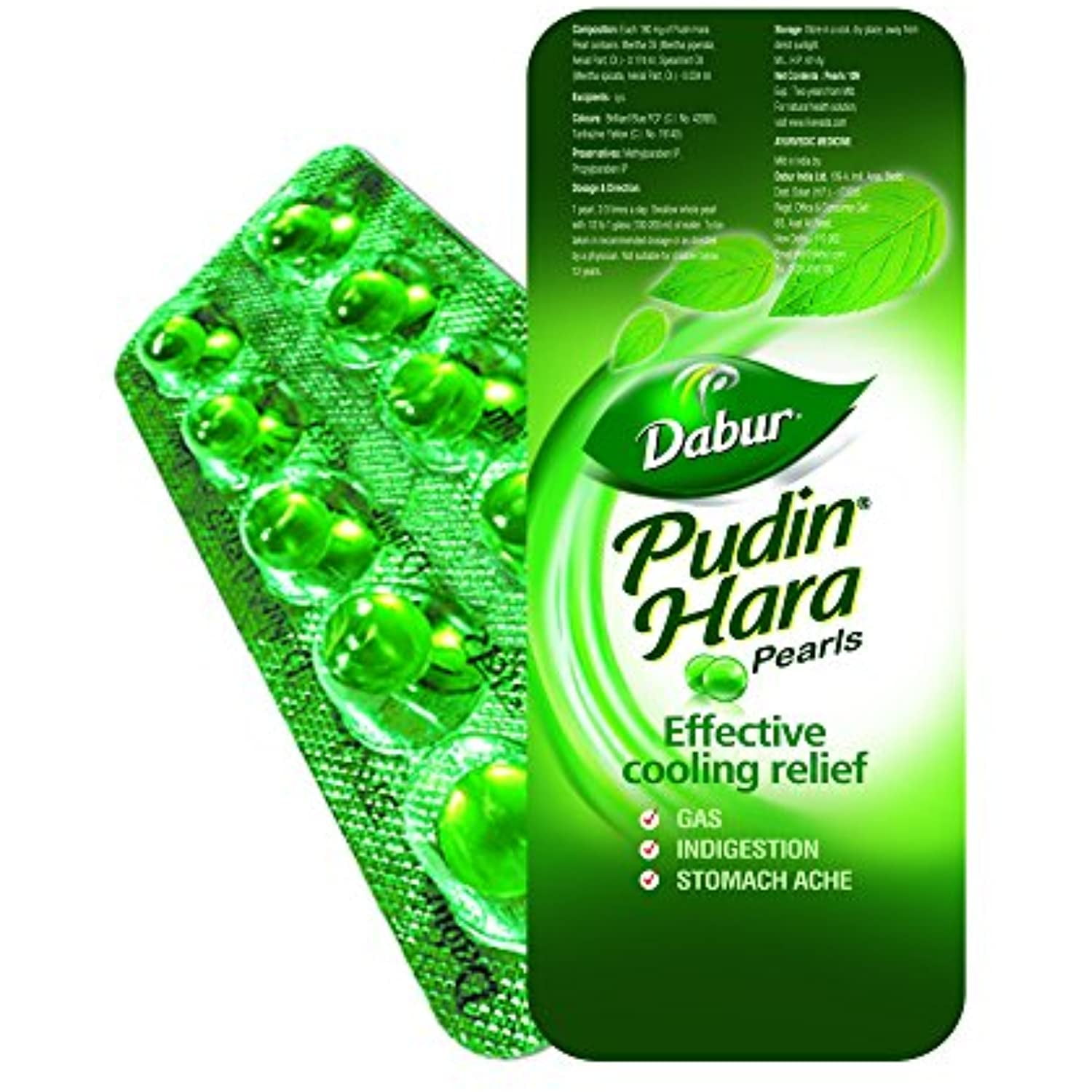Dabur Pudin Hara Pearls  10 Capsules ( Pack of 6 )