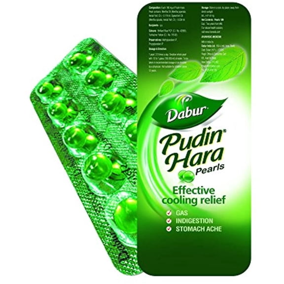 Dabur Pudin Hara Pearls 10 Capsules ( Pack of 6 )