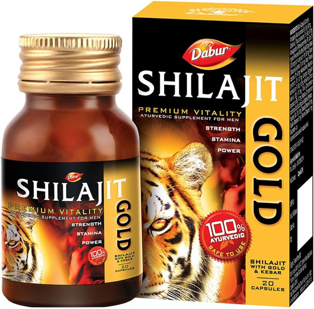 Dabur Shilajit Gold 20 Capsules