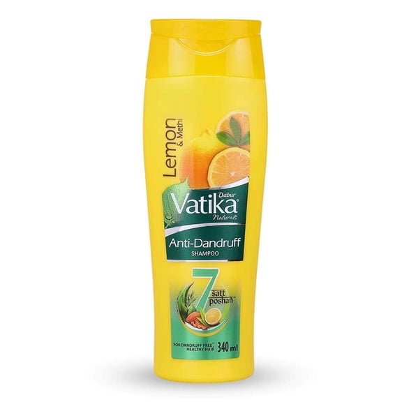 Dabur Vatika Anti Dandruff Shampoo, 340Ml