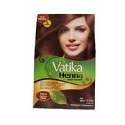 Dabur Vatika Henna Dark Brown Hair Colour Amonia Free 60g (Pack of 12)