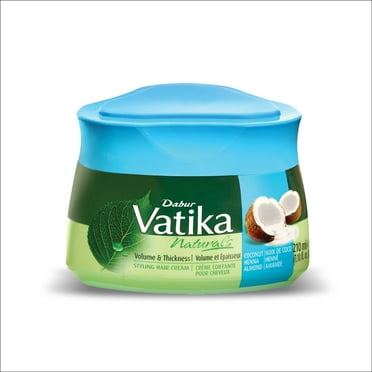 Dabur Vatika Naturals Styling Hair Cream 210ml (Volume & Thickness)