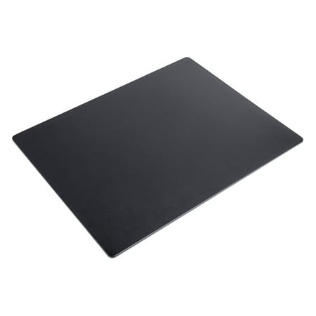 Black Leather 24 x 19 Desk Mat without Rails