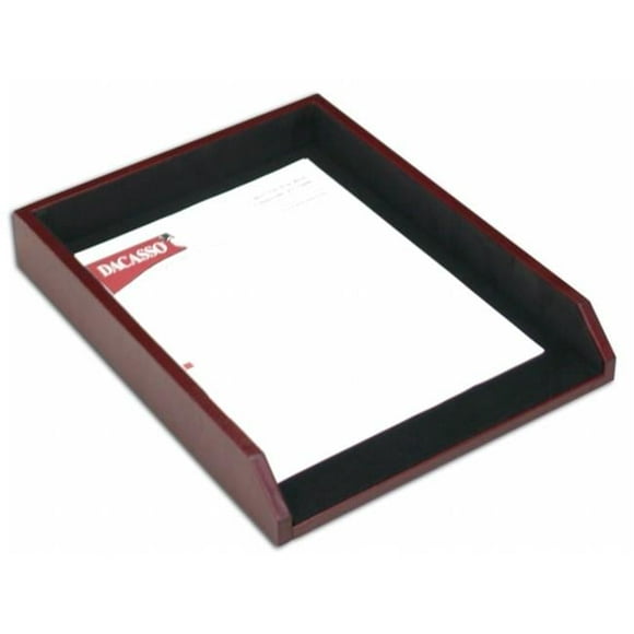 Dacasso Leather Front-Load Letter Tray