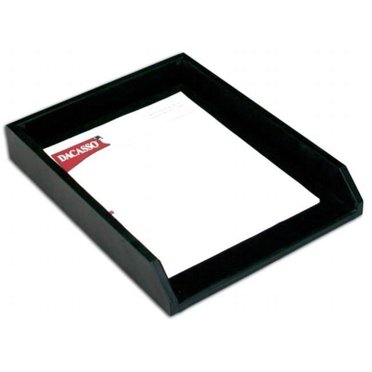 Dacasso  Leather Front-Load Letter Tray