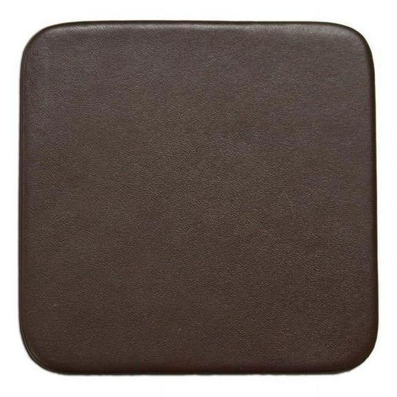 Dacasso Limited A3453 Chocolate Brown Leather 4 Square Coaster