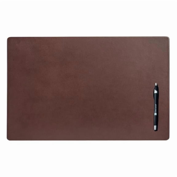 Dacasso PG-3456 Chocolate Brown Leather 22 in. x 14 in. Conference Pad