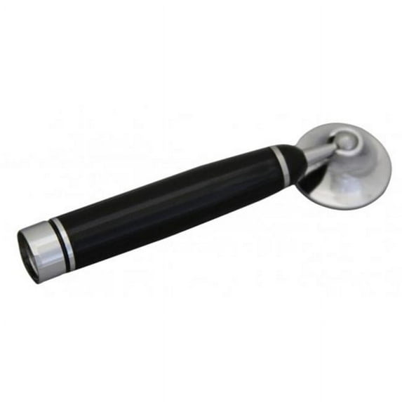 Dacasso a9007 Black Pen Funnel with Silver Accents