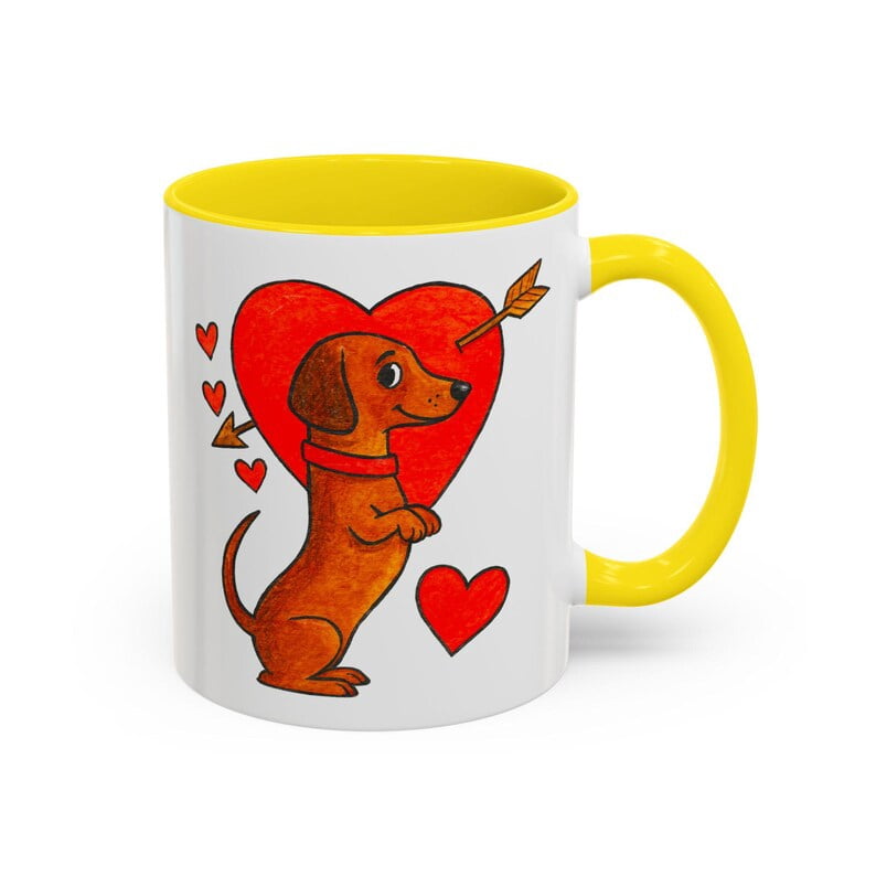 "The More People I Meet The More I Love My Dog" Double-Sided Coffee Mug - 11 Oz Funny Ceramic Mug