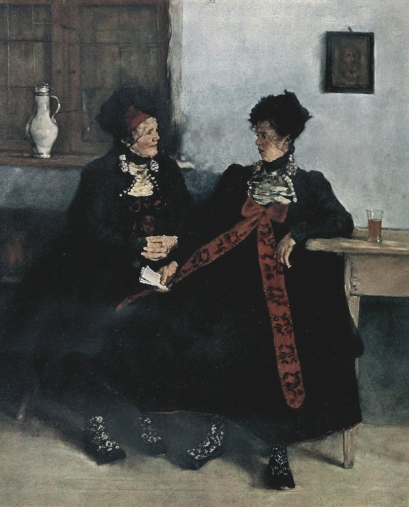 Dachauerinnin Die Kunst 29 1914 Canvas Art - Wilhelm Liebl (24 x 36)