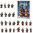 thumbnail image 1 of Dachshund Advent Calendar 2025 Christmas Countdown Calendar with 24 Days 2D Acrylic Dachshund Hanging Ornaments for Xmas Tree Decorations and Holiday Home Decor Gifts for Dog Lovers, 1 of 8
