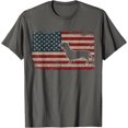 thumbnail image 1 of Dachshund America Flag Patriotic Weiner Dog Gift Unisex T-Shirt for Men Women Kids Toddler,Charcoal Color,Size YL, 1 of 5