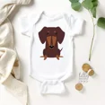 thumbnail image 1 of Dachshund Baby Bodysuit Cute Baby Onesie, Baby Bodysuit Lat 4424 Cute Baby Onesie, BABY BODYSUIT LAT 4424, 1 of 3