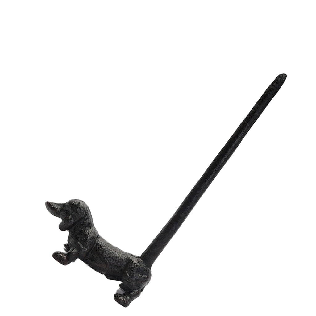 Dachshund Cast Iron Tissue Holder Vintage Decorative Kitchen Paper Towel Stand For Home Restaurant Cafe Decors