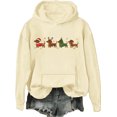 thumbnail image 1 of Dachshund Christmas Hoodie Wiener Dog Holiday Shirts Dachshund Lover Xmas Gifts Sweatshirts, 1 of 5