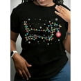 thumbnail image 1 of Dachshund Christmas Lights T Shirt100%Cotton - 220g, 1 of 7
