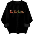 thumbnail image 1 of Dachshund Christmas Sweatshirt Wiener Dog Holiday ShirtS Dachshund Lover Xmas Gifts Sweatshirts, 1 of 5