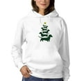 thumbnail image 1 of Dachshund Christmas Tree Hoodie Women -Smartprints Designs, Female Small, 1 of 4