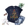 thumbnail image 1 of Dachshund Christmas Tree T-Shirt, Funny Dog Lover Gift, Wiener Dog Christmas Lights Shirts, Christmas Shirts for Women Men, 1 of 3