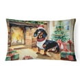thumbnail image 1 of Dachshund Cozy Christmas Throw Pillow 12 in x 16 in, 1 of 4