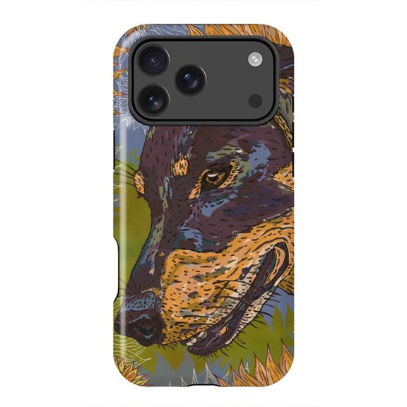 Dachshund Cute Sausage Dog Fun Art Case with iPhone 17 to 11 Pro Max
