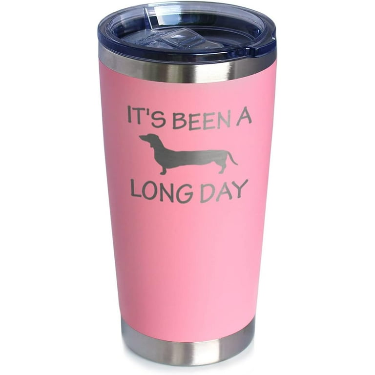 Dachshund Tumbler - Pink Dachshund Tumbler - Pink